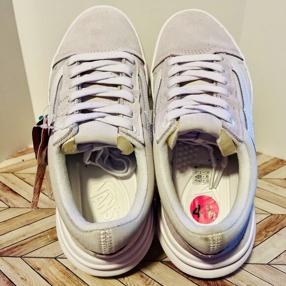 VANS Old Skool Overt Plus CC M 4.5 W 6 Sneakers Gray White ComfyCush VN0A7Q5ELGX - Picture 4 of 8